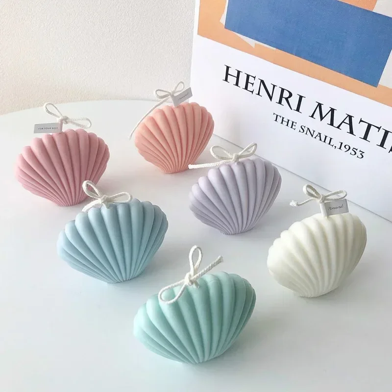 

Multi Style shell Mermaid Silicone Soap Mold DIY Ocean Goddess Candle Resin Making Geometry Chocolate Mold Desk Decor Gifts