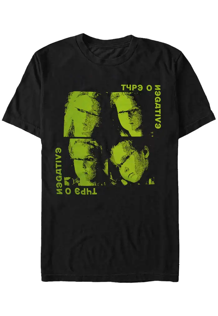 Type O Negative - Four Faces - T-Shirt unisex cotton tee