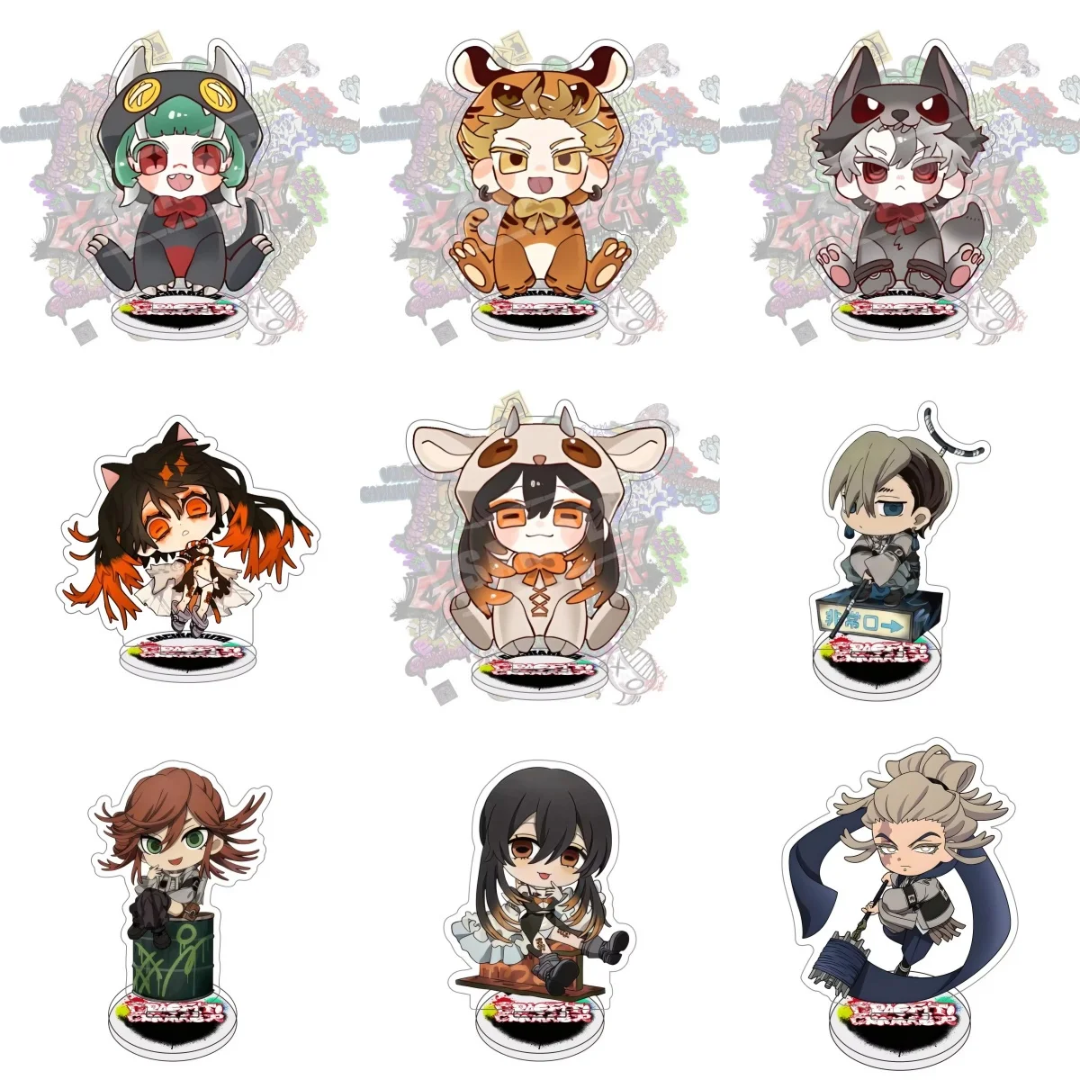 10CM Hot Anime GACHIAKUTA Acrylic Keychain Model Cosplay Characters Ornament Accessories Goods Collection Gifts