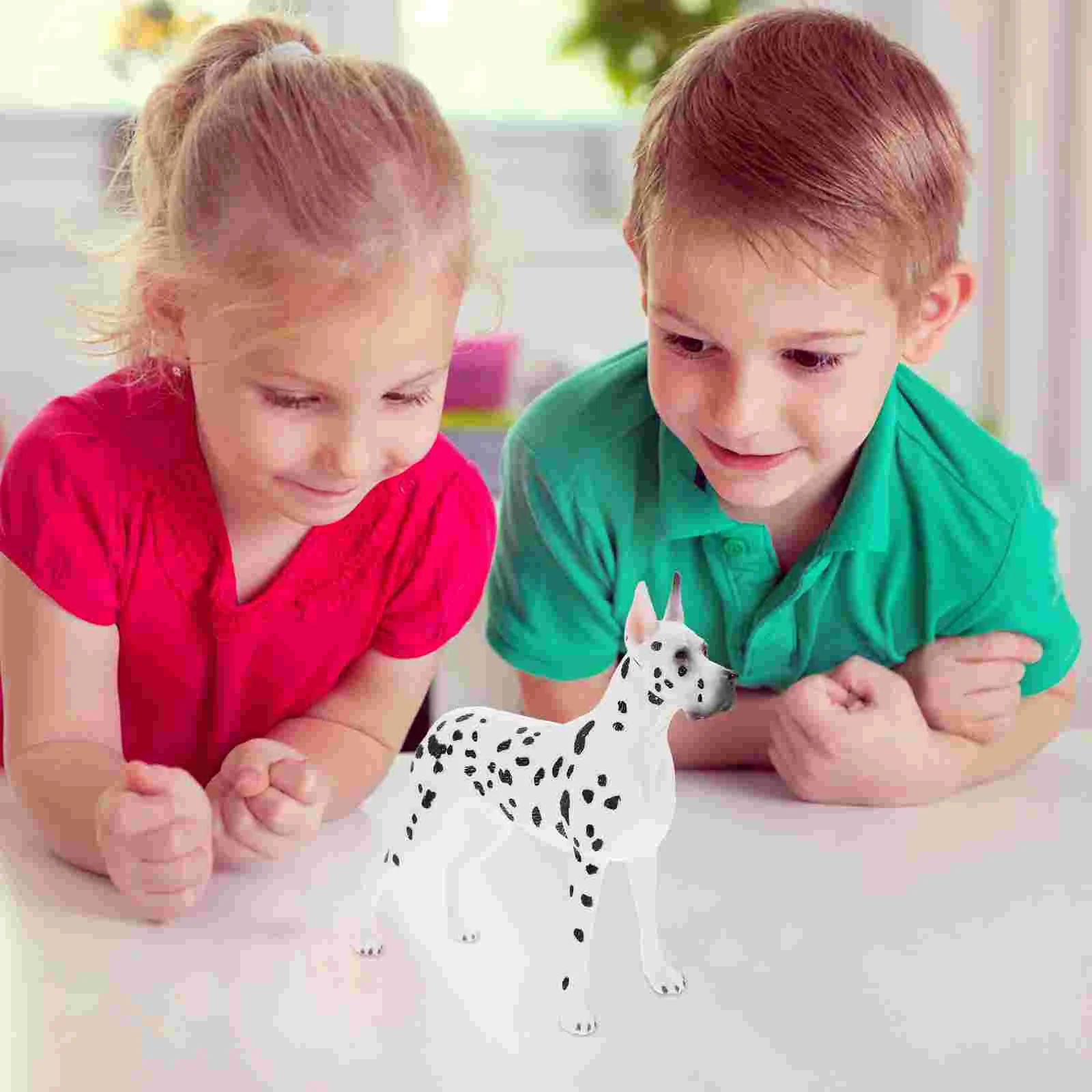 Simulation Puppy Adornment Desktop Dog Decoration Figurines Decorate Animal Model Plastic Child Figure