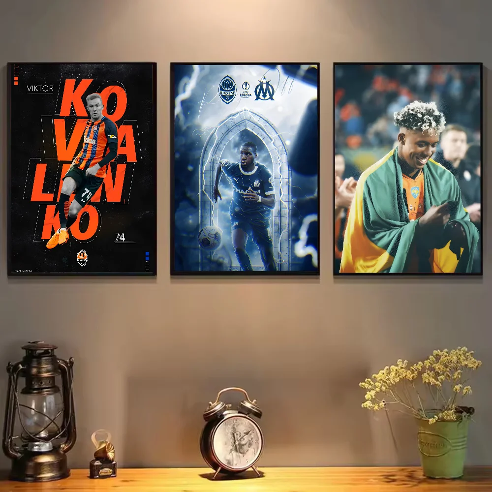 1 قطعة FC Shakhtar Donetsk ملصق ذاتي اللصق فني مقاوم للماء ورقة ملصق مقهى بار غرفة جدار ديكور