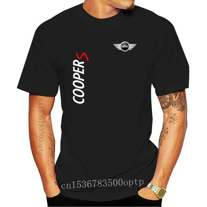 New 2021 Mini Coopers Logo T shirt Size S-2XL Sport Racing Performance