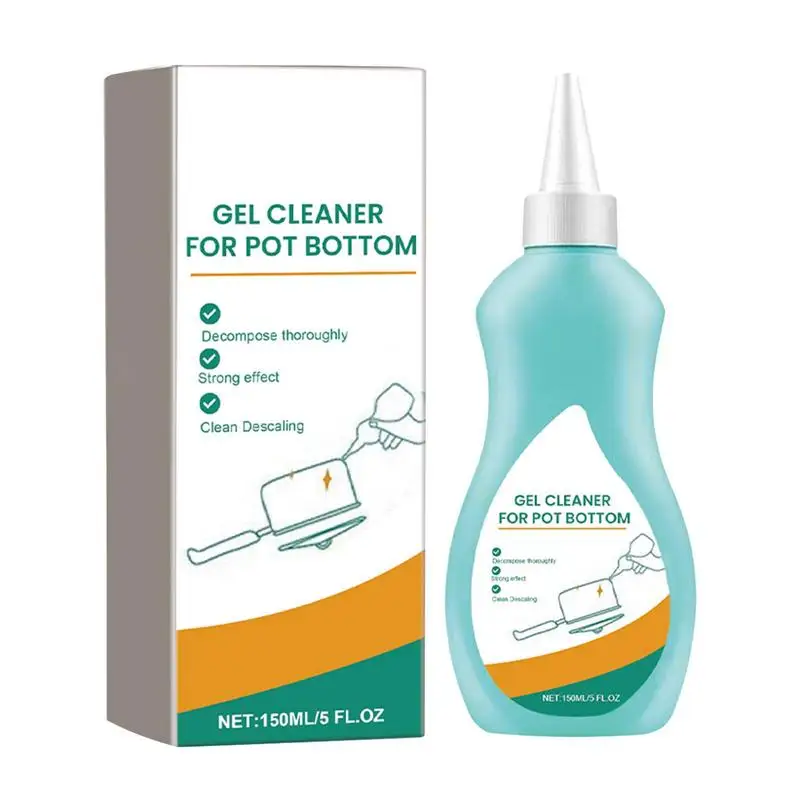 Pot Cleaner For Bottom Of Pans Multifunctional Household Cleaners Scale Cleaner 150ml Effective Powerful Kitchen Grease Cleaner