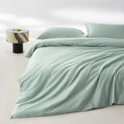 1pc Egyptian Cotton Duvet Cover Solid Color 100% Cotton 800 Thread Count Quilt Cover Korean Minimalist Style Bedding Ultra Soft