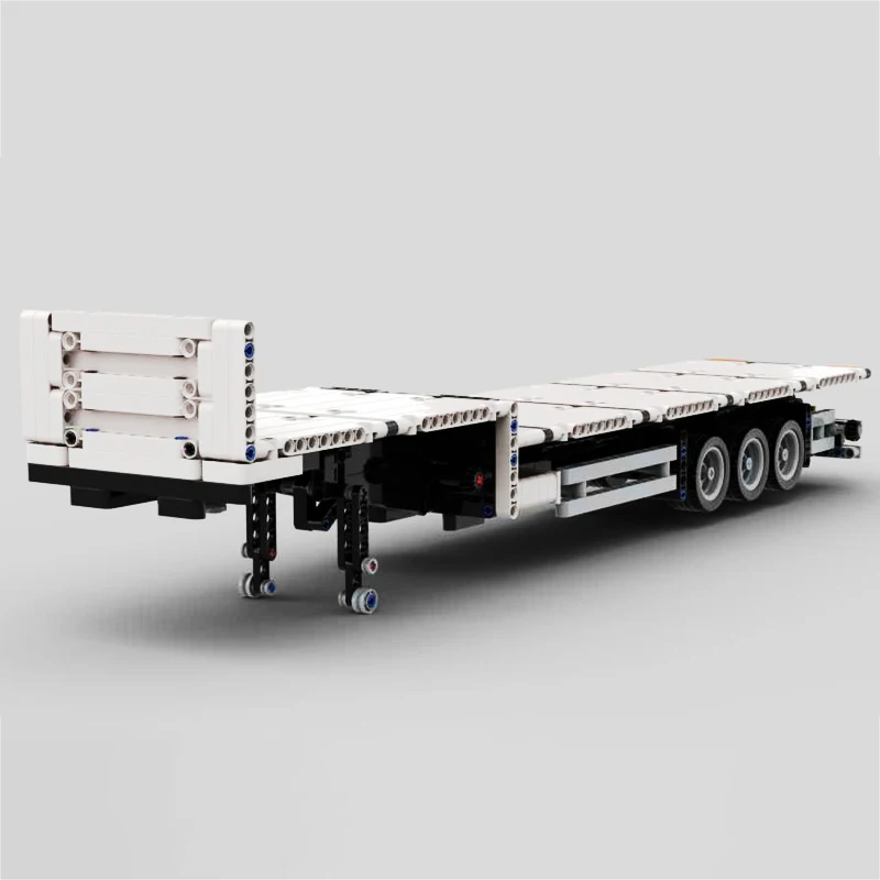 NEW MOC Low roof liftable trailer 1/21 ( 42078 compatible) Model Building Blocks DIY Assembled Bricks Educational Toys Gifts