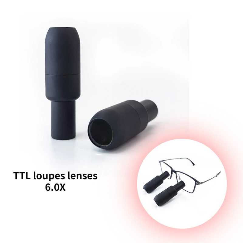 Burite New Arrival TTL Loupes 6.0X Lenses In Pairs 6X TTL(Through The Lenses) The Len Used To Make TTL Dental Surgical Loupes