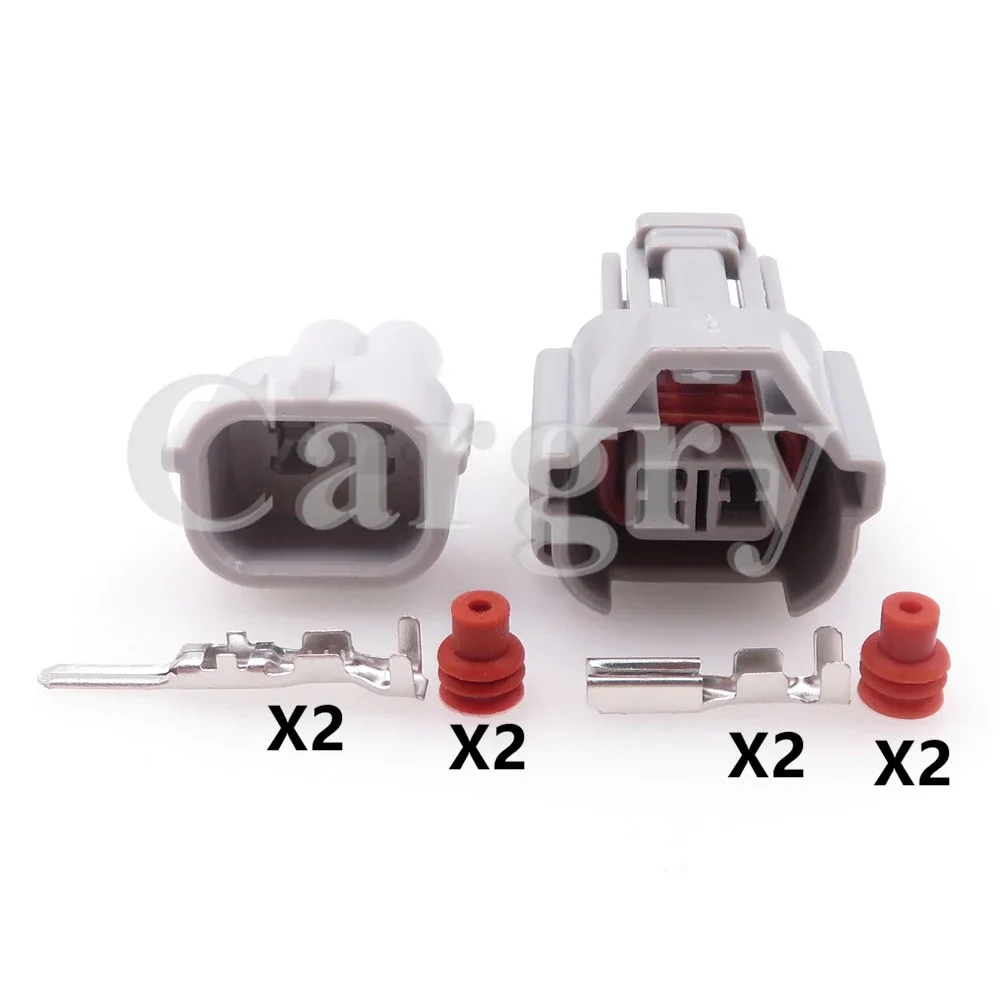 1 Set 2P Automobile Fuel Spray Nozzle Wiring Harness Socket 6189-0060 AC Assembly Car Male Female Docking Waterproof Plug - Detail 1