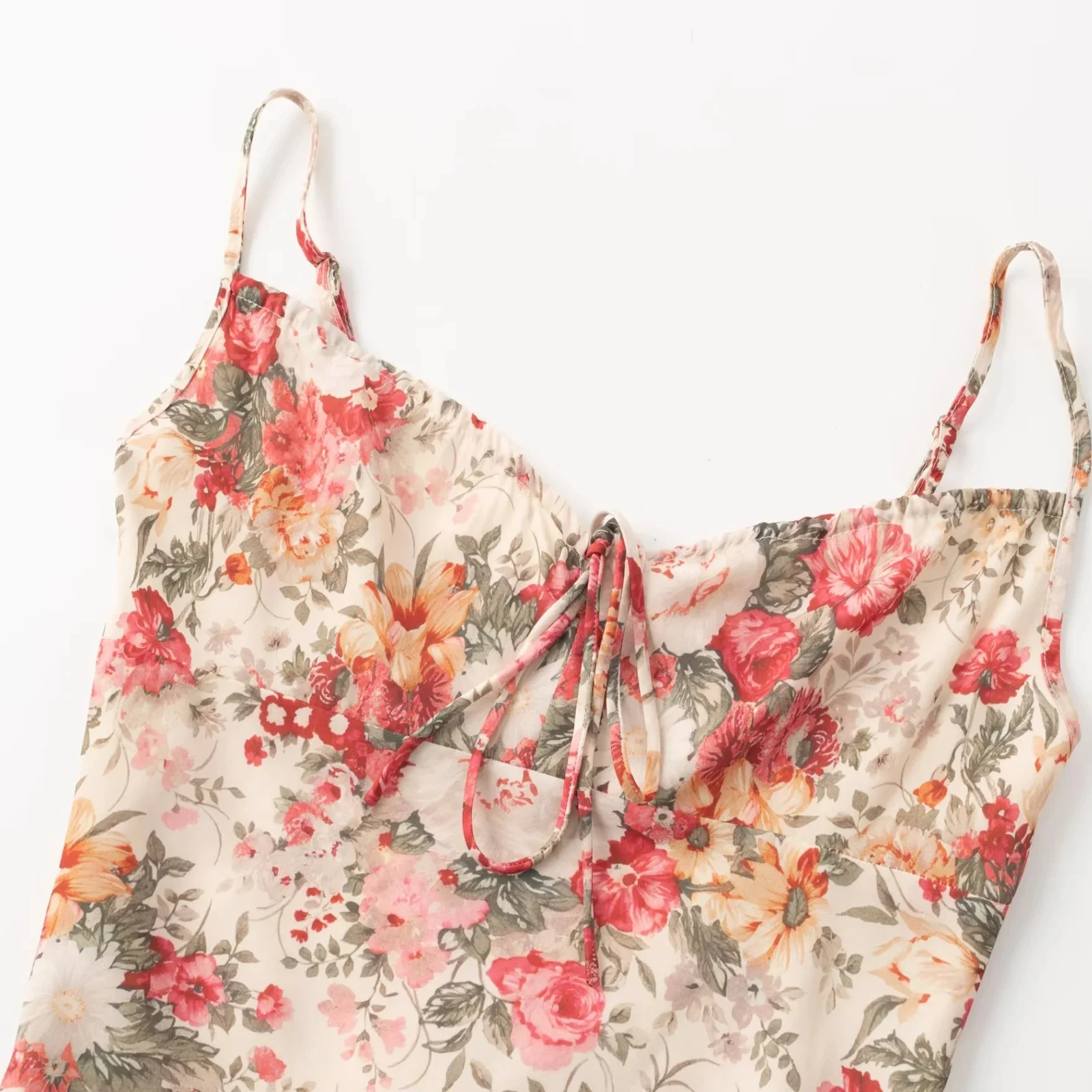 Spring 2025 Women's Sexy Slim Fit Holiday Floral Print Strapl Dr Long Summer Gown Casual Comfortable Print Casual Dr