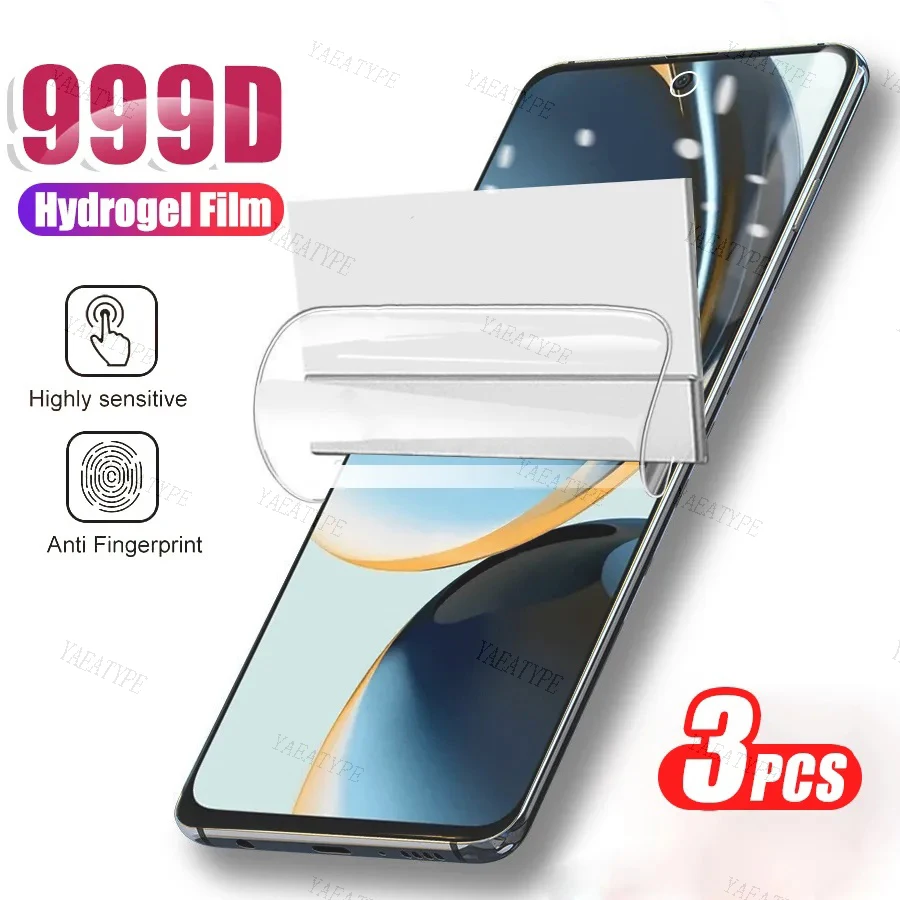 3PCS Hydrogel Film For Doogee S98 Pro S58 S59 S86 S88 Plus S95 S96 V10 V20 5G N40 N30 X93 X95 X96 Screen Protector Cover Film