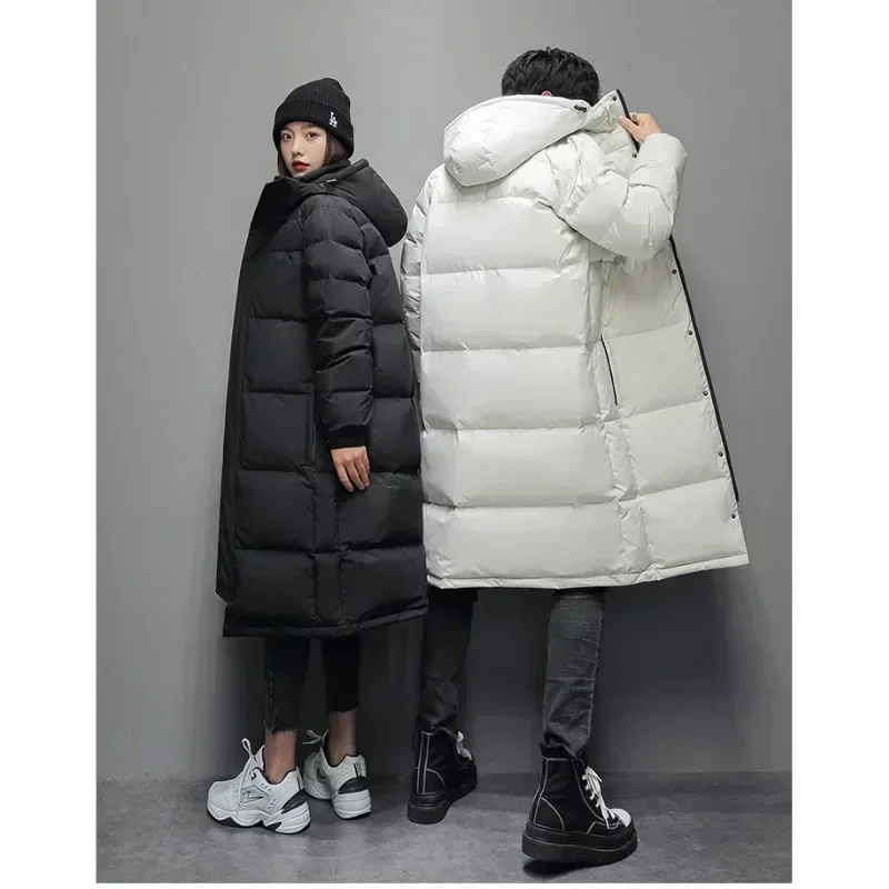 New -20 °C Daunen jacke Männer lange Jacken Winter warm leichte weiße Enten Daunen Mäntel Männer Streetwear Mäntel Frauen Kleidung