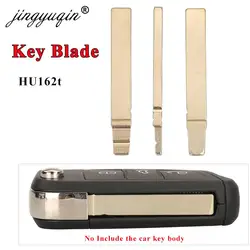 Jingyuqin 15 pz/lotto HU162T chiave in bianco Flip Car Key Blade per Volkswagen VW t-cross POLO SKODA GOLF SEAT TOriginal Remote Keyless