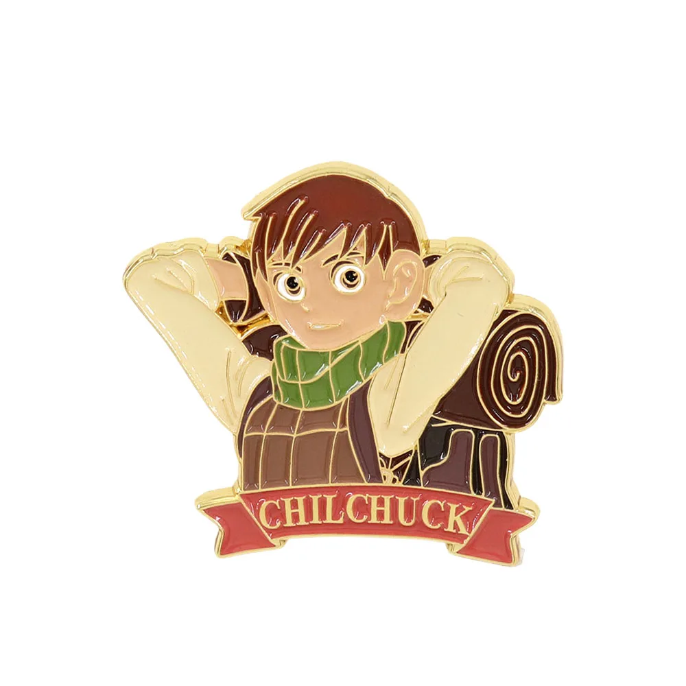 Chilchuck Tims Enamel Pin Animated Delicious in Dungeon Badge Cute Backpack Hat Accessories