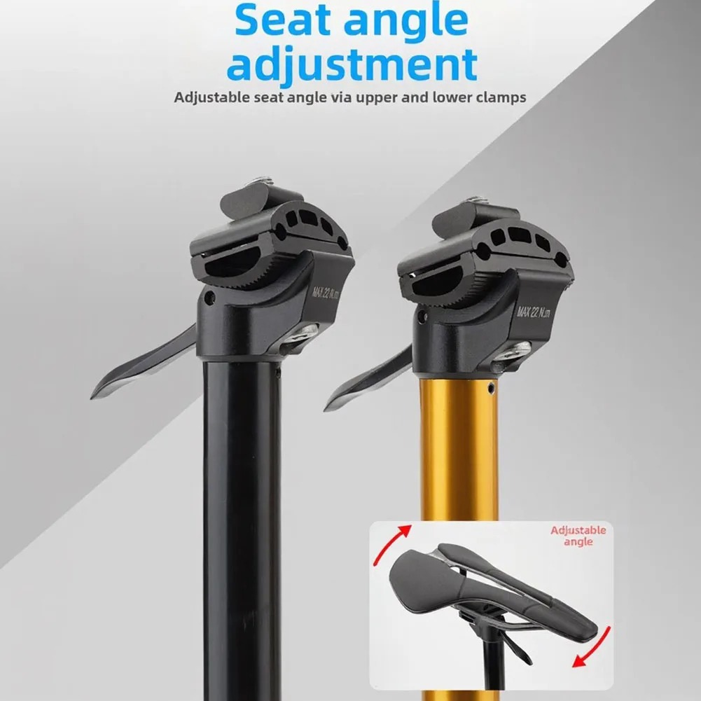Mountain Bike Dropper Seatpost 27.2/30.9/31.6 MM 100/125mm Height Adjustable MTB Road Bike Seat Tube Extendable Seat Post