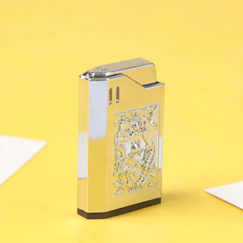 Gags practical jokes prank teaser electric shock lighters with led lights trick