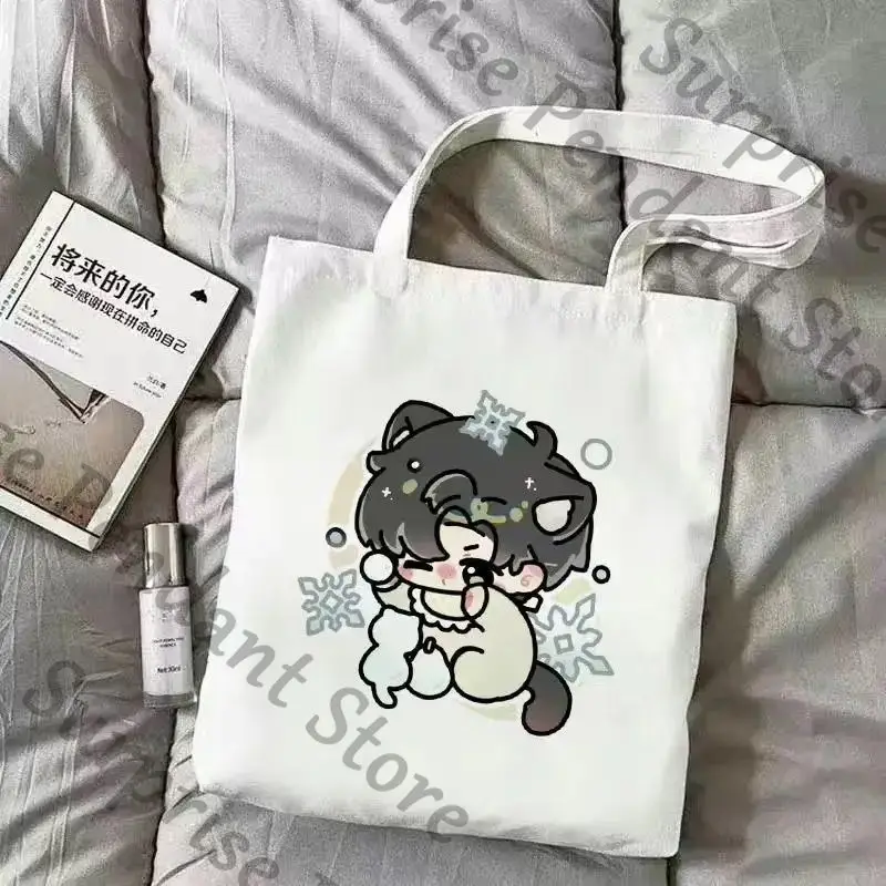 Amor e espaço profundo jogo ambitus q versão bolsa de lona elemento quadrático xavier estudante sacola alto valor aparência