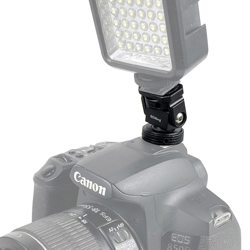 Monitor EVF Ständer Halter Kaltschuh Halterung für Kamera Feld Monitor Mikrofon Blitzschuh 180 Grad verstellbare Stabilisator Halterung – Detail 19