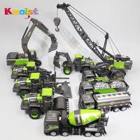 1/50 Model Car Bulldozer Truck Excavator Crane Forklift Construction Engineering Vehicle Toys for Boys Children Educational Toys