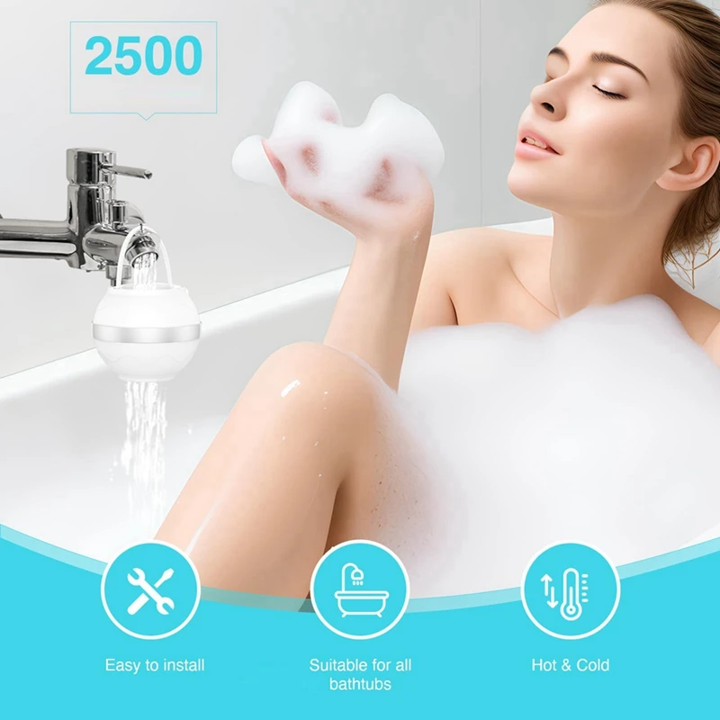 Bathtub Water Filter-Bath Ball Faucet Filter, Enjoy Clean Water And Enhanced Shower Rituals