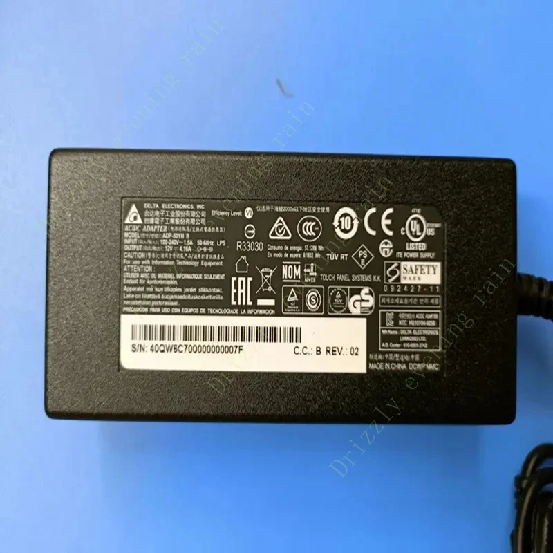 Genuine Delta adp-50yh B 12v 4.1.5a 50W AC adapter charger for ELO et1938l et1928l et1939l LCD touch screen monitor power supply