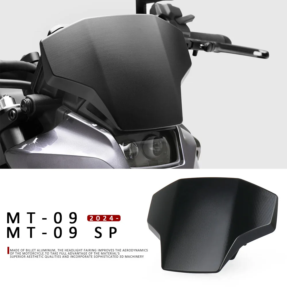 

Fit For YAMAHA MT-09 2024 2025 MT09 SP MT 09 New Motorcycle Black Silver Sport Windshield Visor Aluminum Windscreen