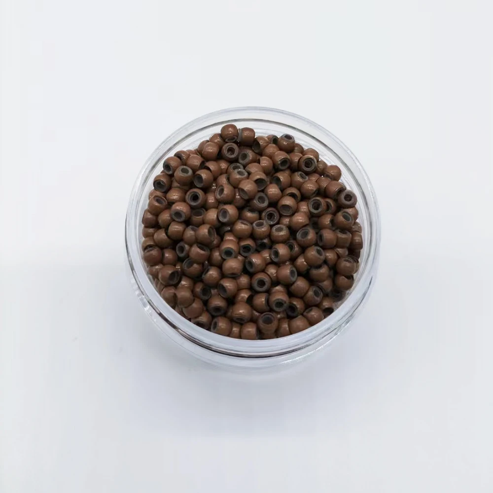 Ingrosso - 1000 pz Anelli in Silicone Nano da 3.0 mm per Estensioni Capelli con Punta Nano, Anelli in Rame, Perline, Strumenti per Extension Capelli