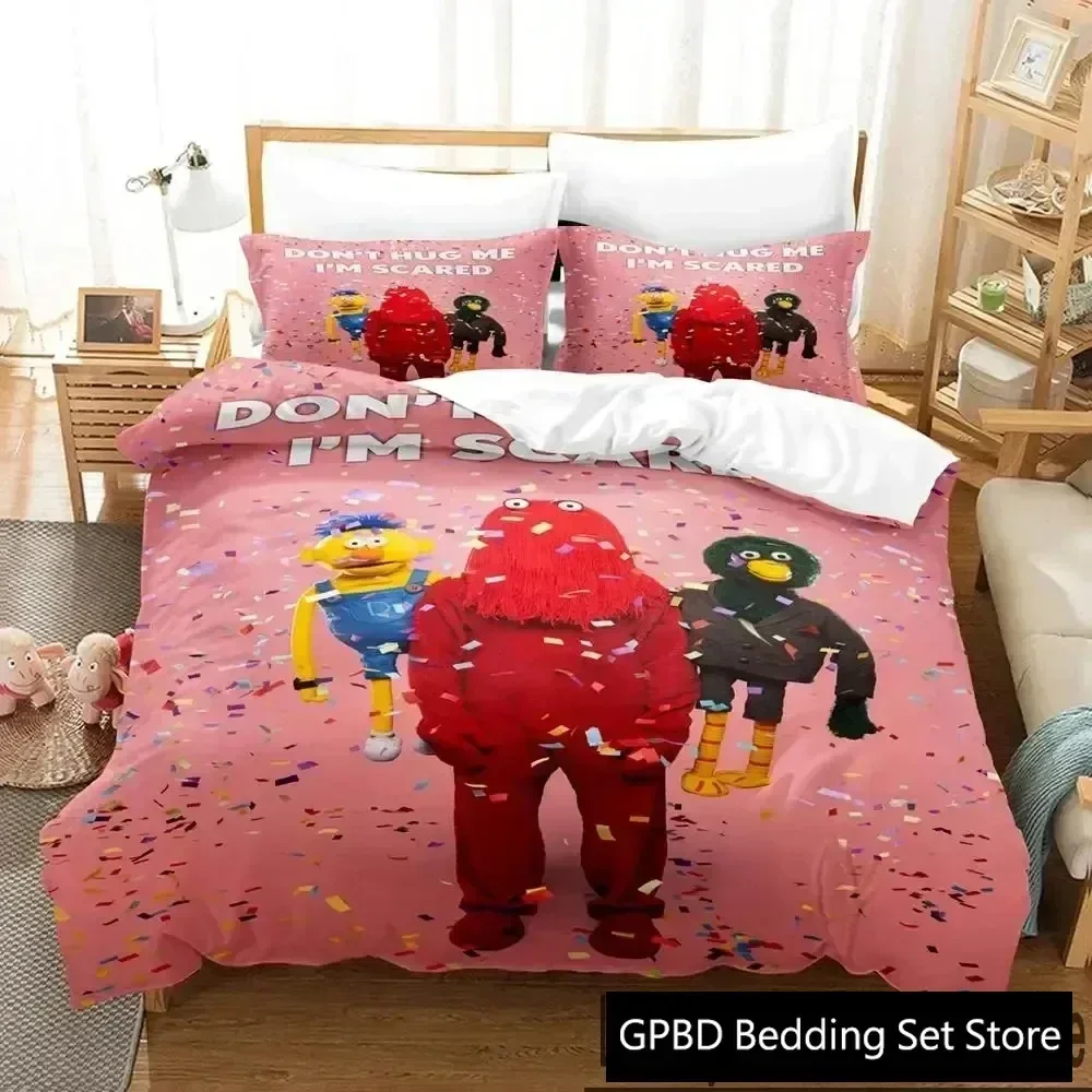 Luxury New 3D Print Dont Hug Me Im Scared Bedding Set Boys Girls Twin Queen King Size Duvet Cover Pillowcase Bed boys Adult