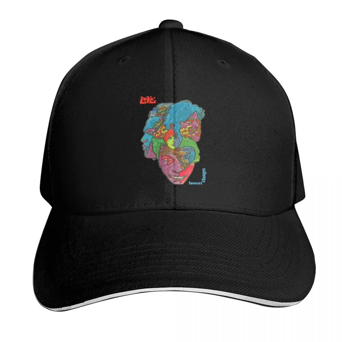 Love Forever Changes Baseball Cap Curved Brim Classic Fit Low Profile Unstructured Unisex for Men Women