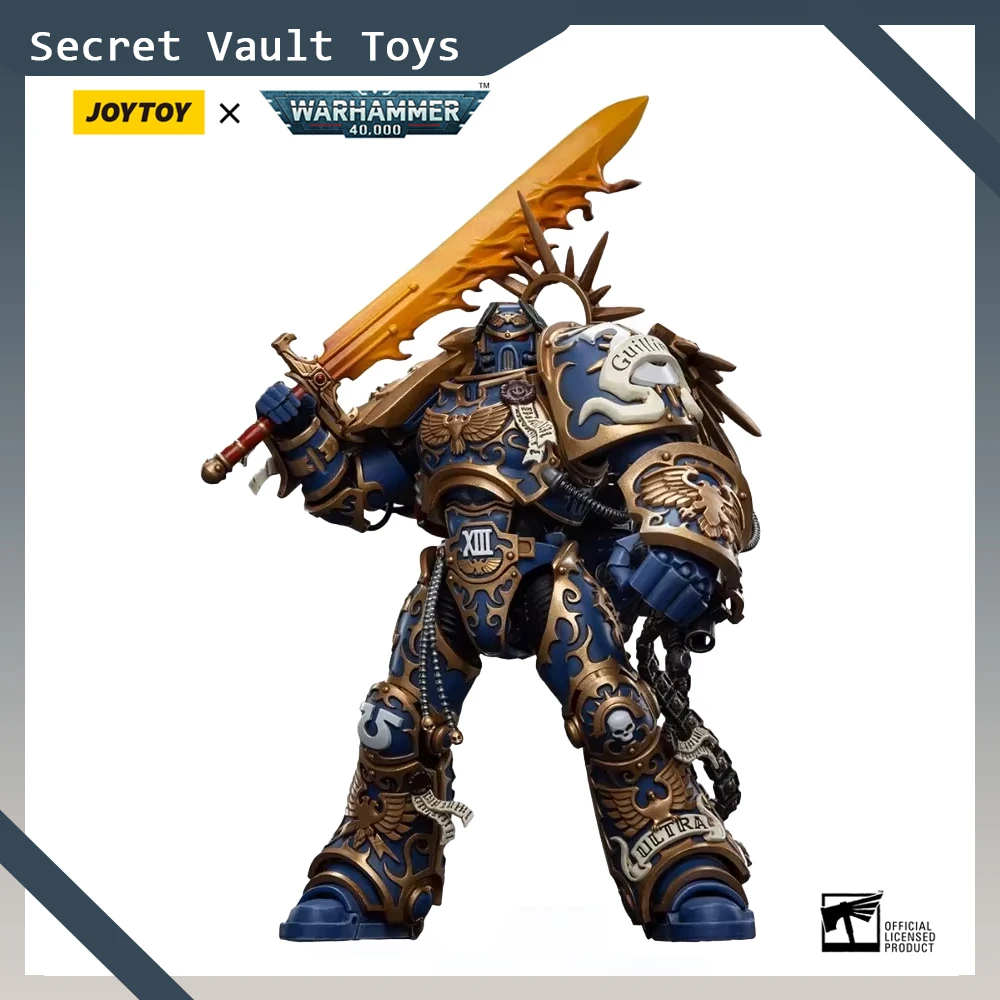 

JOYTOY Warhammer 40K Ultramarines Roboute Guilliman 1/18 фигурка украшения Коллекционная модель сюрприз рель подарочные игрушки