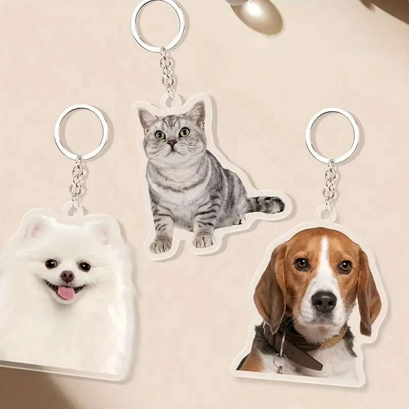 Custom Pet Photo Keychain - product detail 7