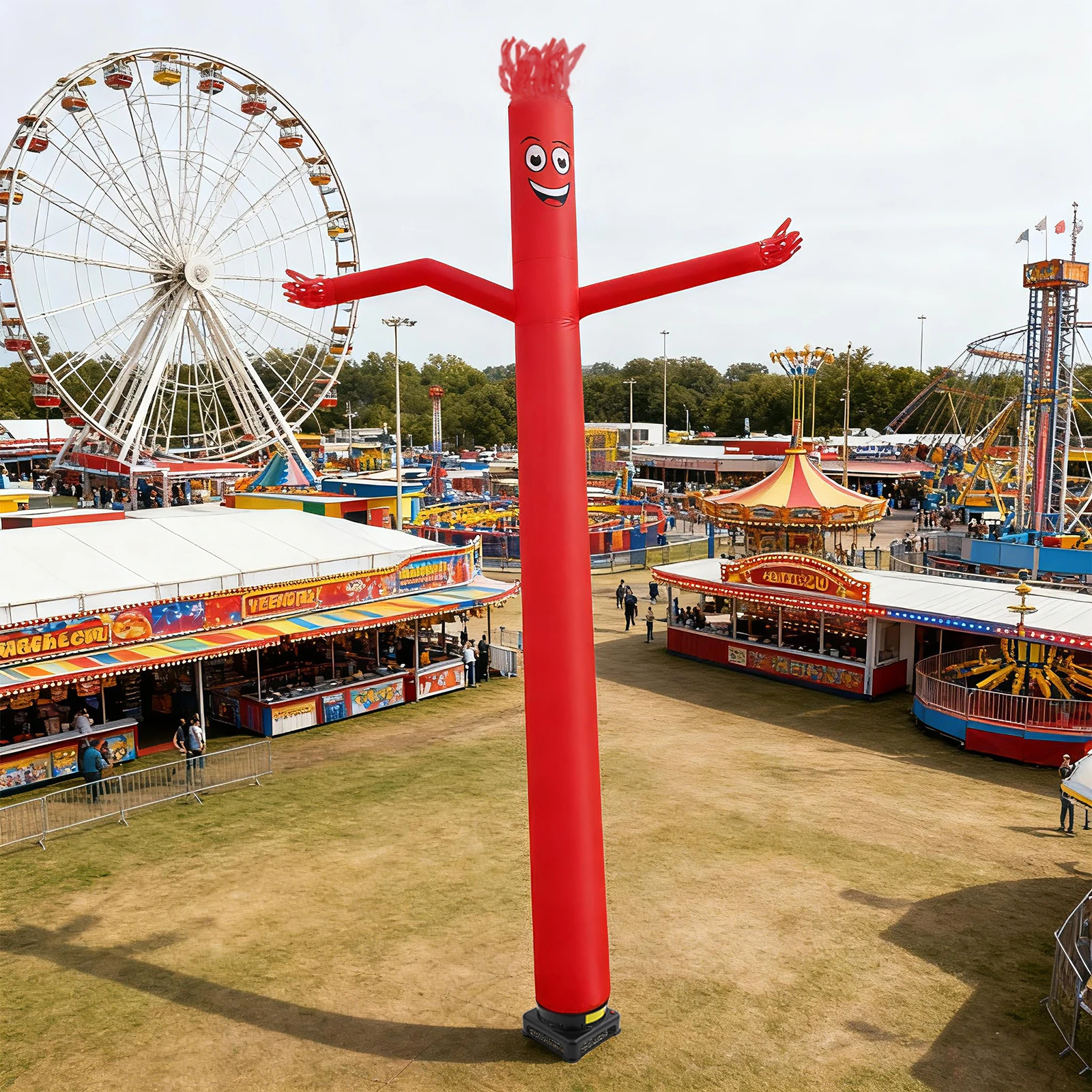 Air Sky Puppet Dancing Dancer 20ft Air Aufblasbarer Schlauch Guy Puppet Aufblasbarer Tänzer mit Gebläse Aufblasbarer Schlauch Mann mit Gebläse