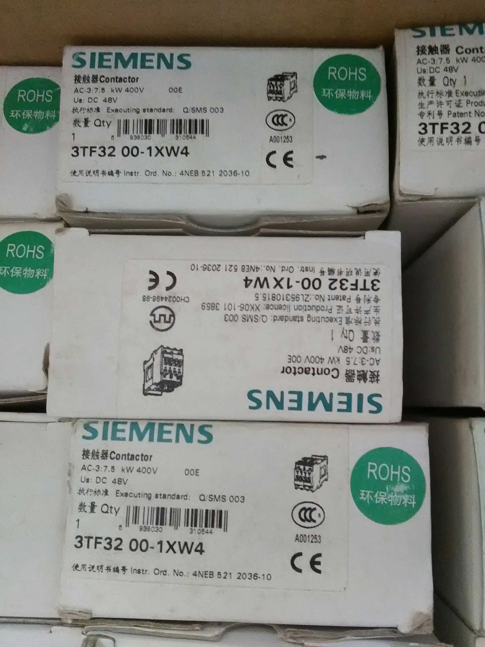 

3TF3200-1XW4 DC48V SIEMENS 3TF3200-1XW4 10PCS