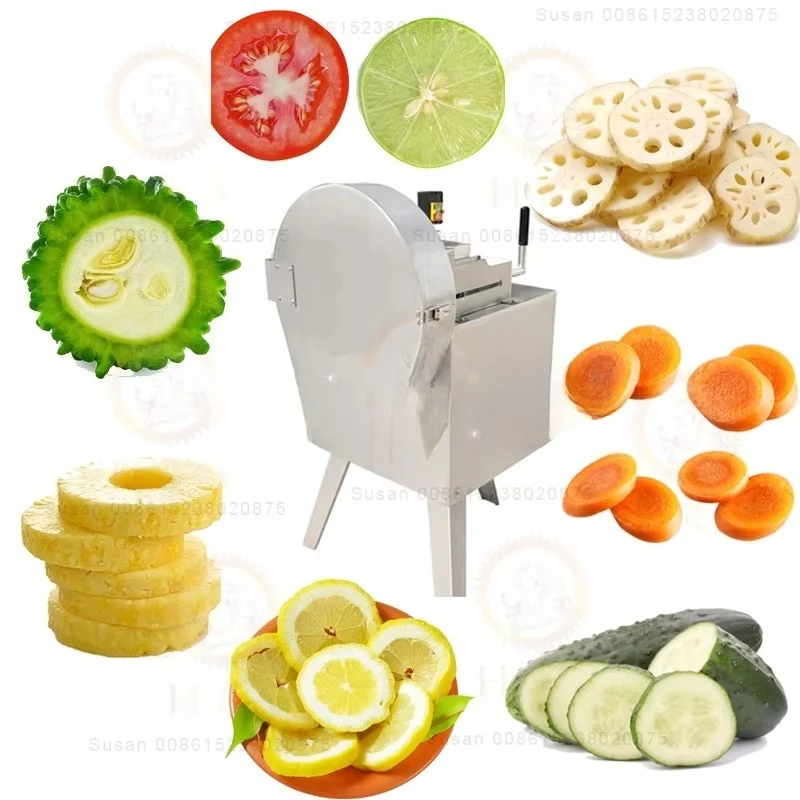 

Automatic Stainless Steel Fruit and Vegetables Slicer Pineapple and Orange Cutter with Motor Cutting Slicing Machine