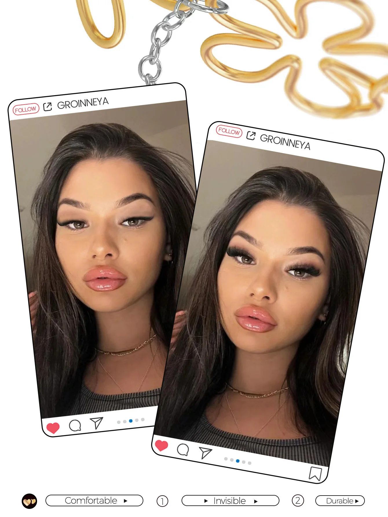 DIY Eyelash Extension C Curl Long Individual Lashes, Mixed Tray