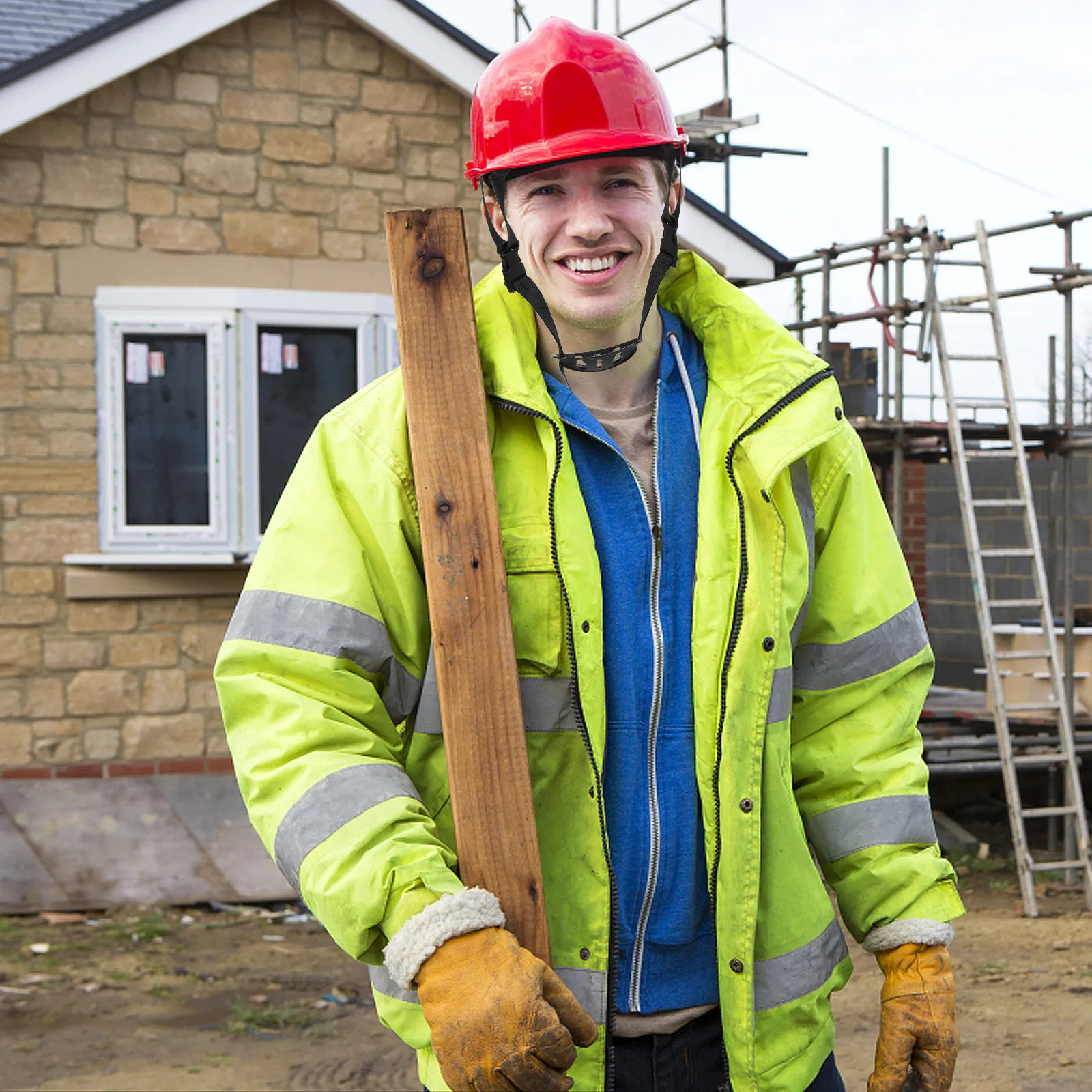 Hard Hat Chin Strap Replacement – Soft, Skin-Friendly & Wear-Resistant for Construction Safety