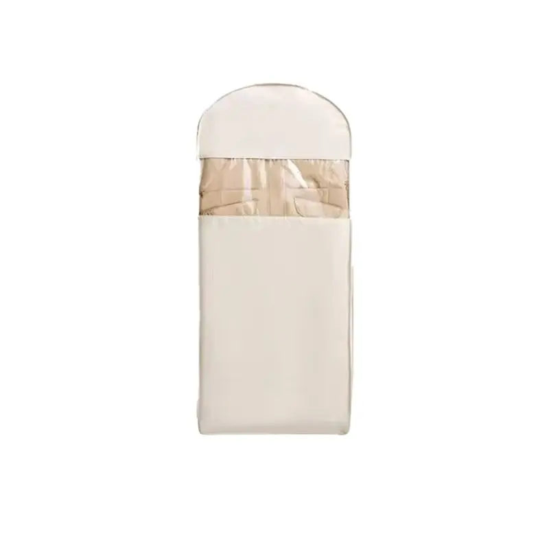 

AUAU-Down Jacket Compressed Dust Cover Wardrobe Clothes Dust Bag Household Visible Transparent Window Hanging Clothes Bag