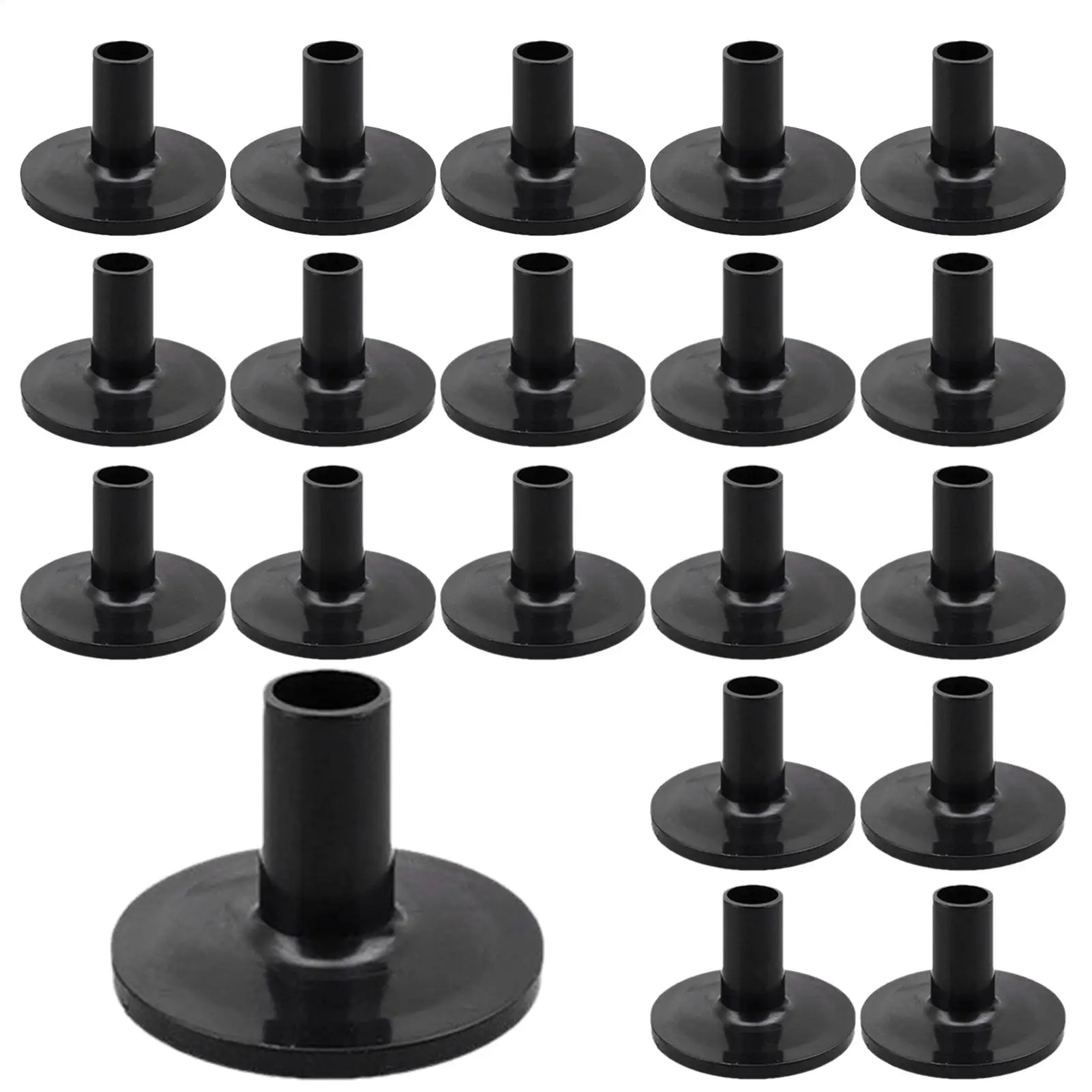 20Pcs Short Drum Sleeve 1.5 Inch Drum Stand Covers Wear Resistant Drum Set Sleeves Replacement Parts Anti-Slip Protective