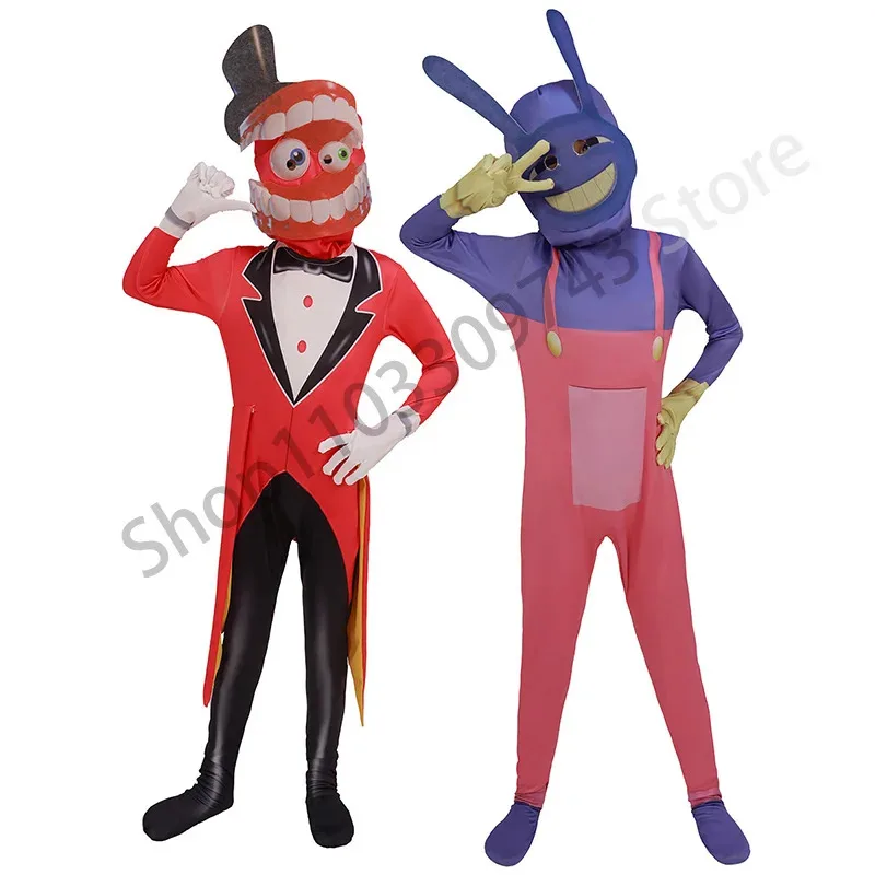 New Magic Kane Digital Circus 코스프레 romper 쇼 Romper Pamney Clown 의상 참신