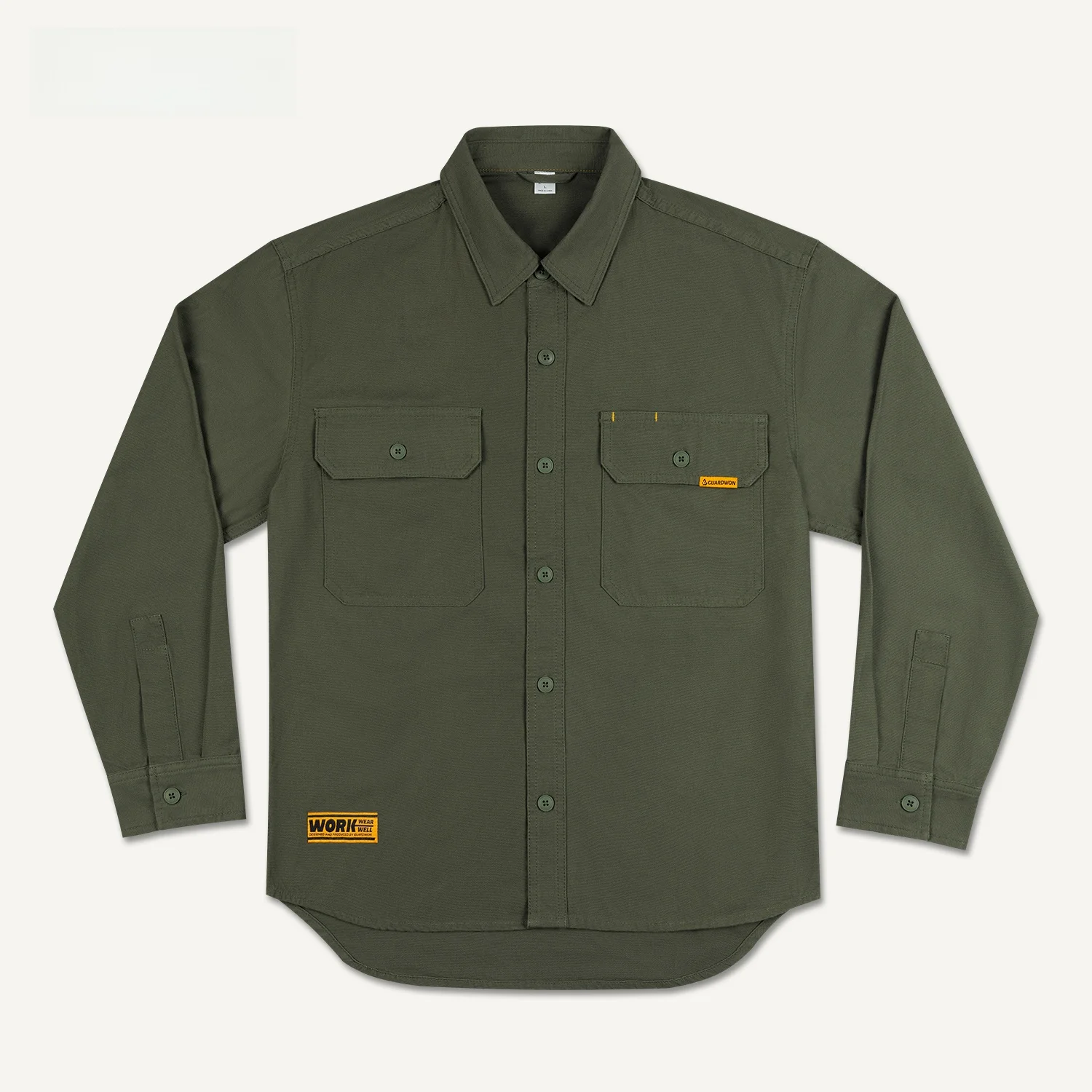 

American Retro Casual Shirt Men's Long Sleeve Workwear Jacket Spring 2025 Loose Fit Youth Style Pure Color Fashionable