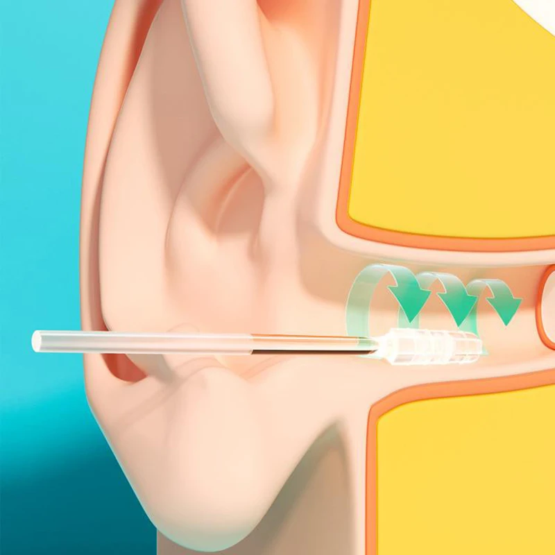 24 Stück wiederverwendbare klebrige Ohrstöpsel – weiches Silikon-Ohrenschmalz-Entfernungswerkzeug für sichere und hygienische Reinigung bei Erwachsenen und Kindern