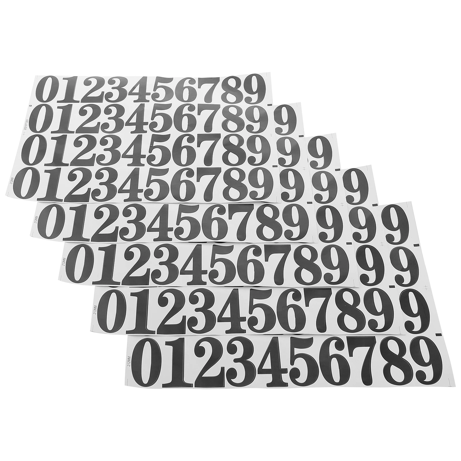 

Waterproof Oil-Proof Pvc Adhesive Number Stickers Mailbox Decals Diy Decorative Stickers For Diary Crafts Birthdays