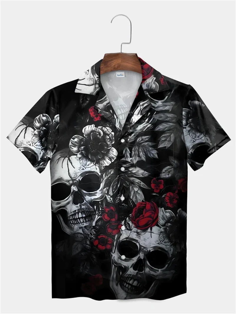 

Resort Casual Shirts Men Clothes Funny Hawaiian Style Mexican Food Tacos Print Short Sleeve Shirt 2025 Summer Outdoor Y2k Blouse