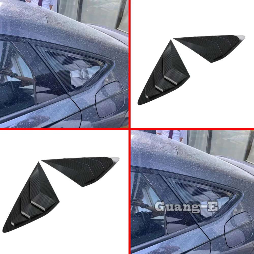 For Honda Accord 11th 2023 2024 ABS Plastic Side Rear Window Louvers Air Vent Shades Cover Decoration Trim Exterior Accessories