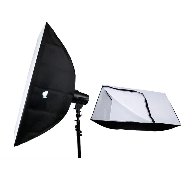 60*90cm LED Tricolor Light Flash Diffuser Photography Lighting Softbox with Stand For Studio and Outdoor Photography