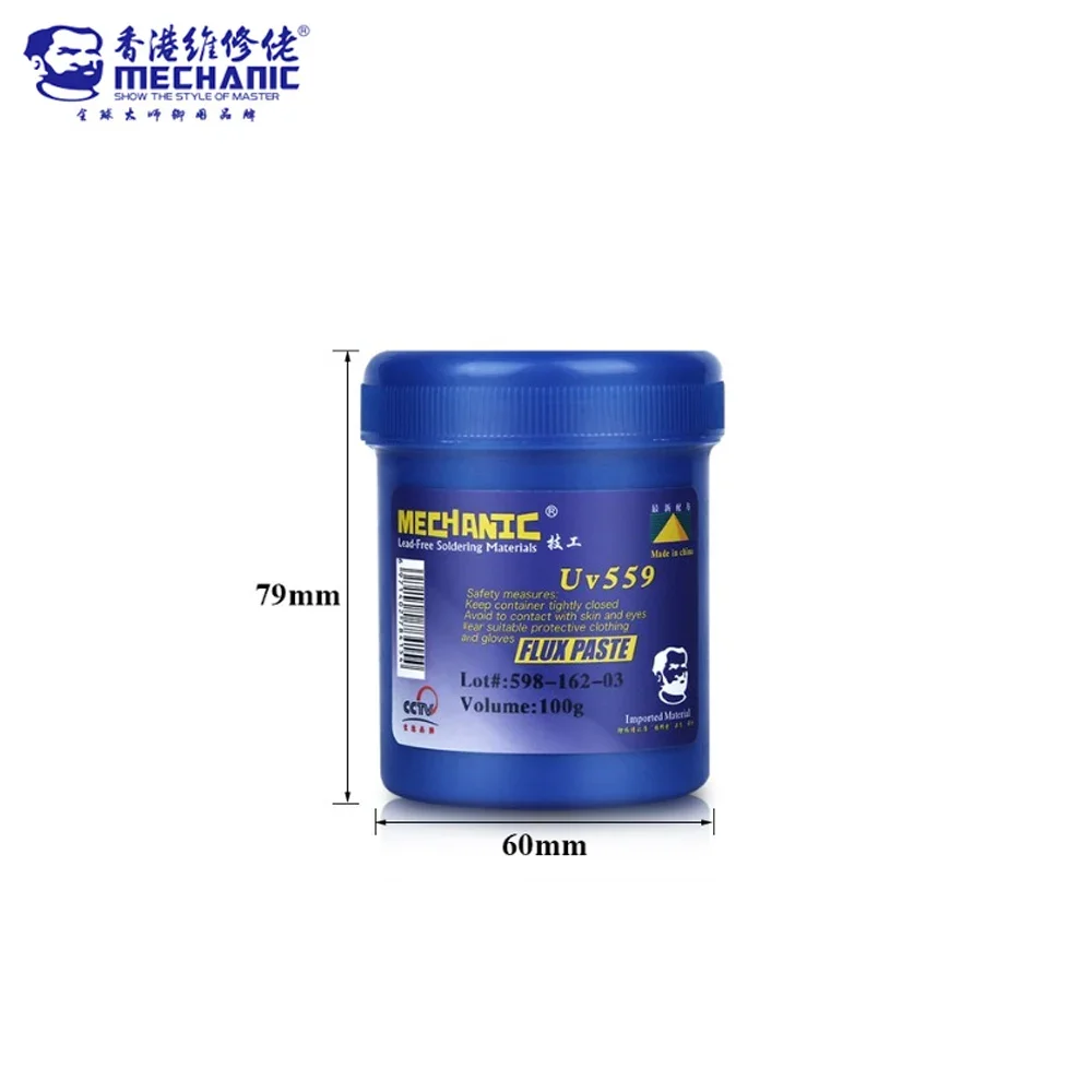 MECHANIC 100g UV559 UV223 NO-Clean Soldering Flux Lead-Free Solder Paste Welding Oil For PCB BGA SMD SMT Repair