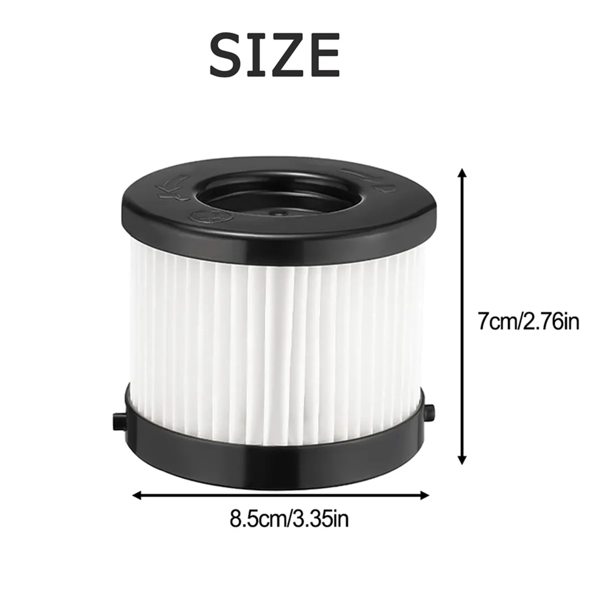 A726I TOP 3Pack 49-90-1951 Vacuum Filters for Compact Vac 0882-20, Part 49-90-0160