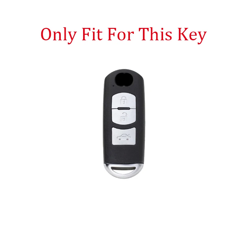 Alloy 3 Buttons Car Remote Key Case Cover Shell for Mazda CX-3 CX3 CX-5 CX5 CX7 CX-9 CX8 2 3 5 6 BL BM GJ Atenza Axela Demio