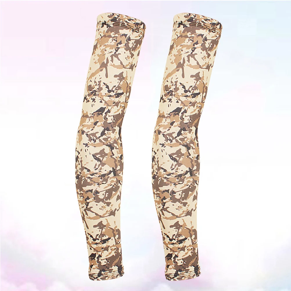 1 Paar Armstulpen mit UV-Schutz, Eisgewebe, atmungsaktiv, rutschfest, für Outdoor-Sportarten, Radfahren, Laufen, Angeln, Golf, Basketball, Team