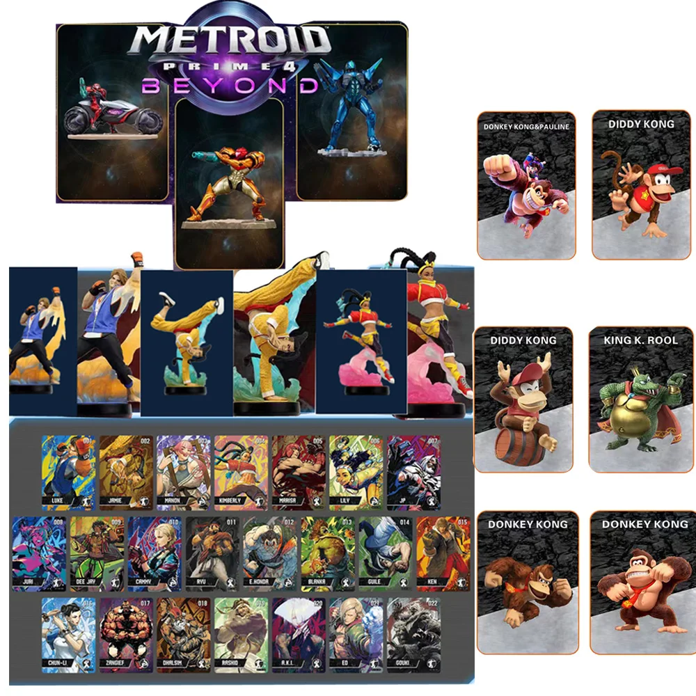 Carte Donkey Kong DONKEY KONG & PAULINE KONG KING Carte NFC pour commutateur