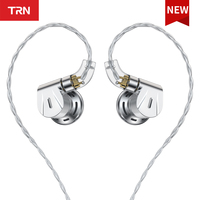 TRN EMX Dynamic Flat Headset Earplugs 3.5/2.5/4.4mm Hifi Bass Music Replaceable Plug Flat Head Earplugs