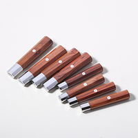 Japanese Classic Style Octagonal Knife Handle DIY Handmade Kitchen Chef Knife Utility Stainless Steel Rosewood Knives Handles